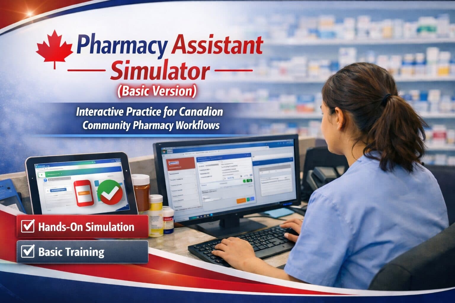Pharmacy Assistant Simulator (Basic Version) – course at Richmond Hill College